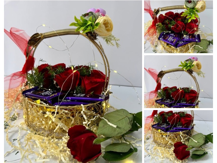 Flower Cage Surprise Hamper