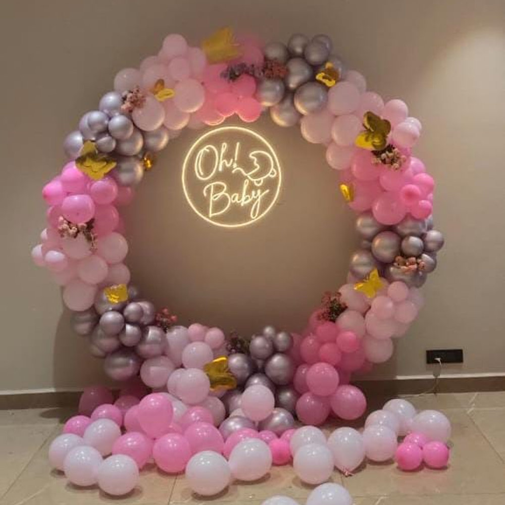 Babyshower Ring Balloon Decor