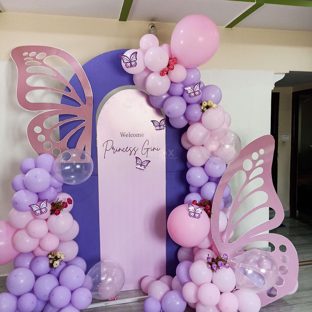 Butterfly Theme Welcome Baby Decor