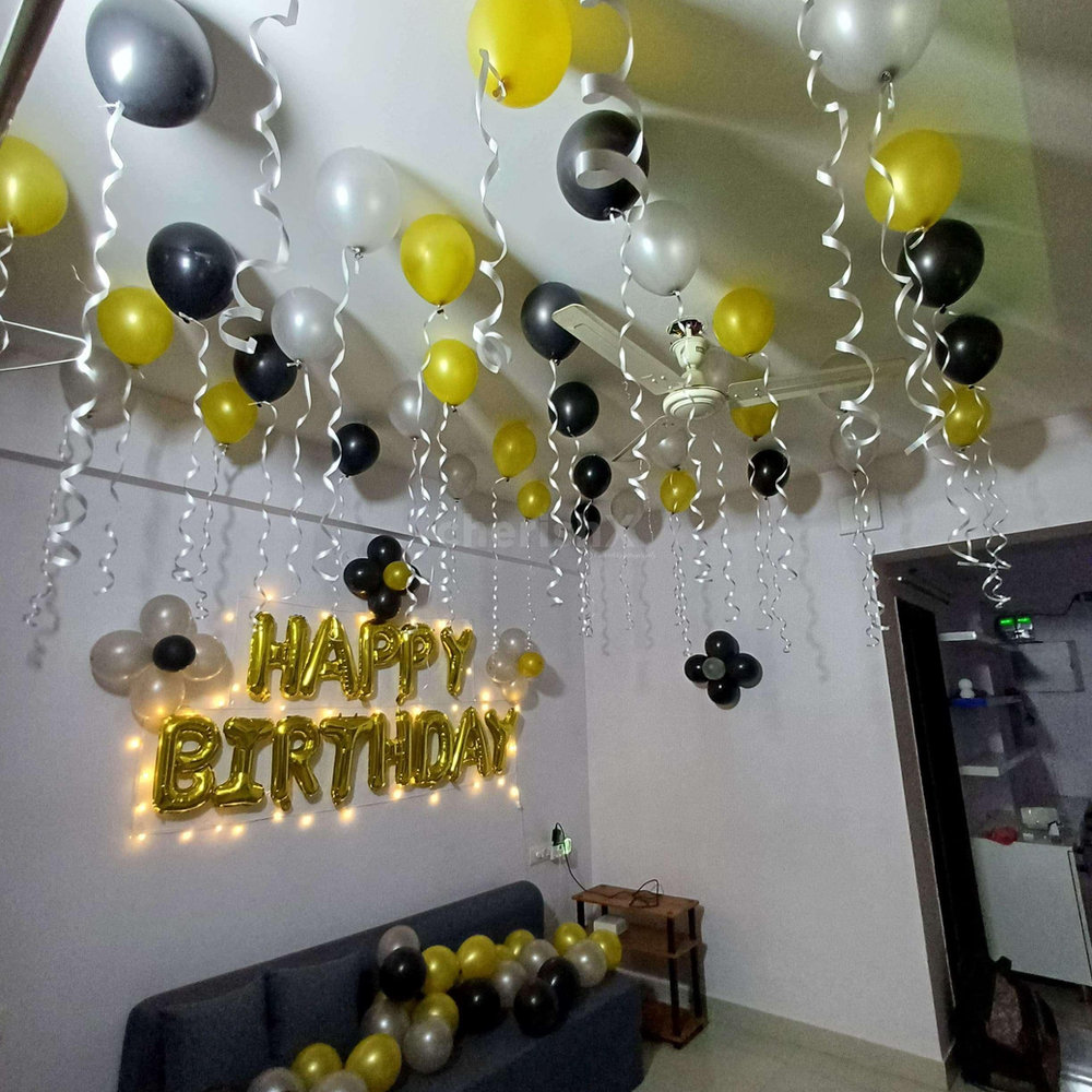 Fairy Light Birthday Balloon Decor