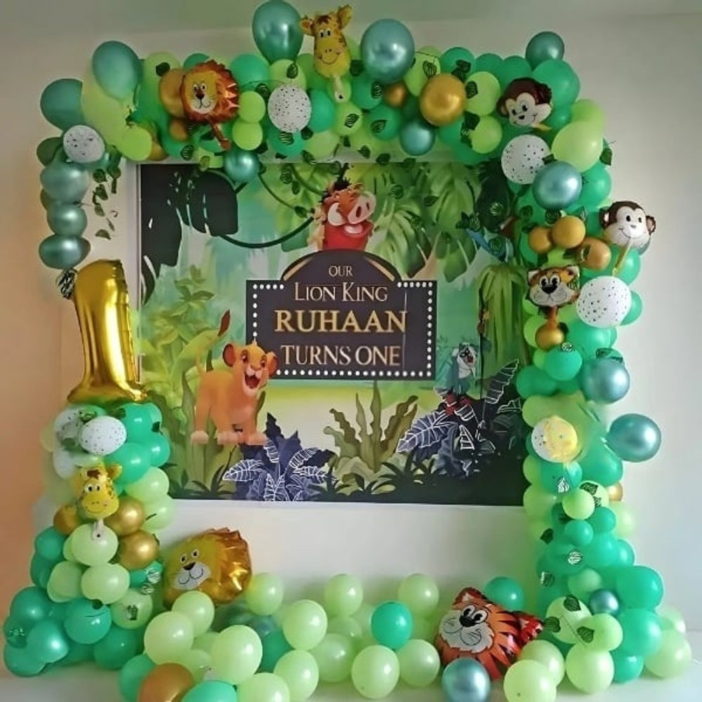 Lion King Theme Balloon Wall Decor