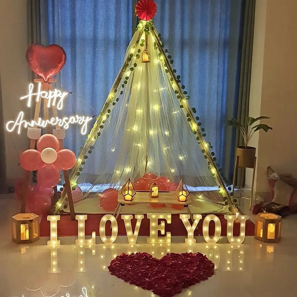 Premium Anniversary Canopy Decor