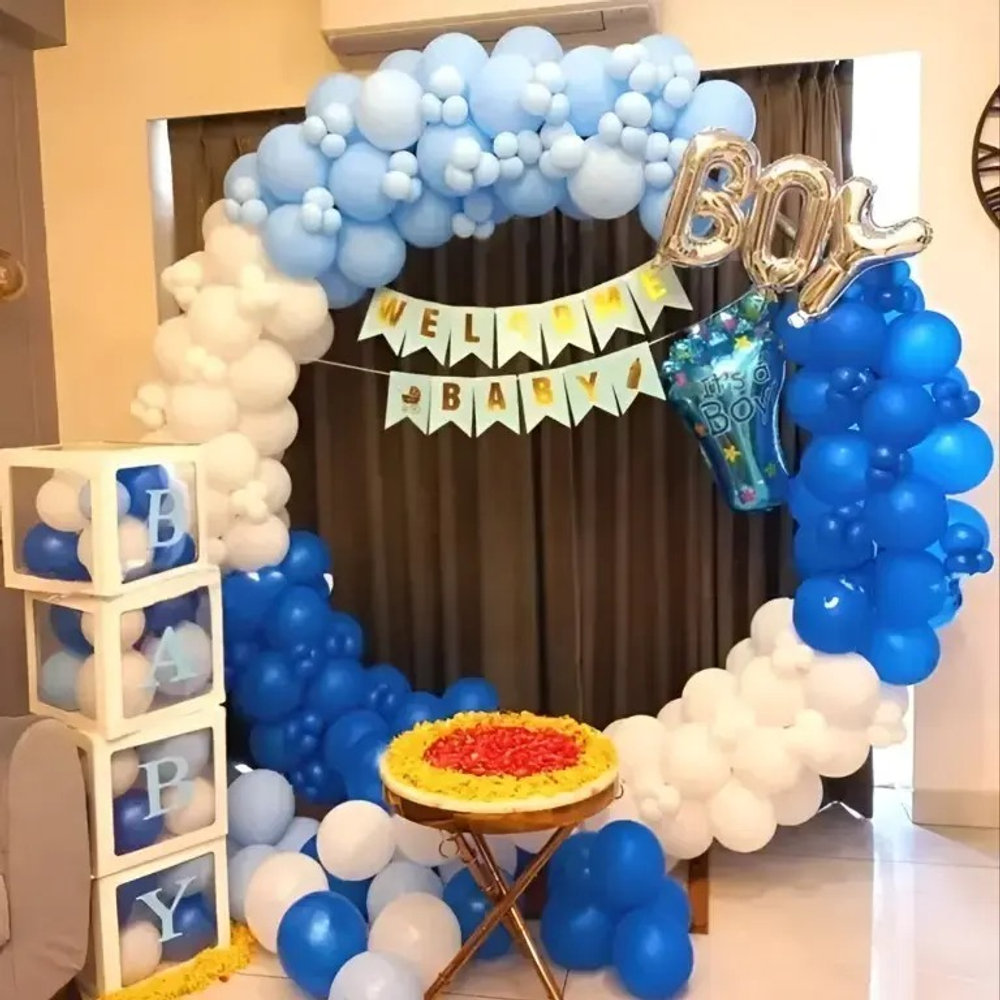 Ring Welcome Baby Boy Decor